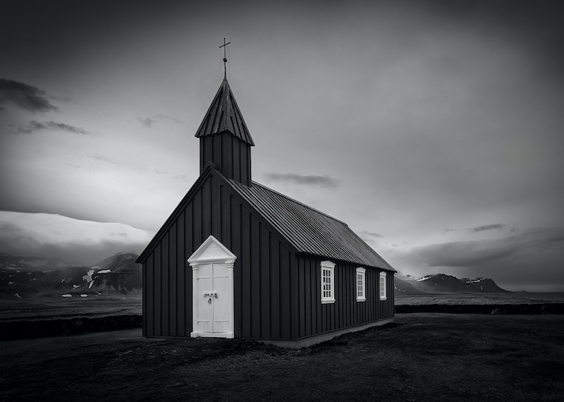 Krugersdorp Camera Club - Derek de Beer - church in the cold