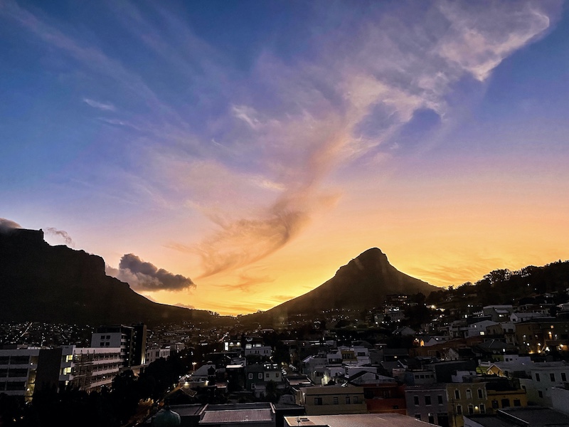 Imaan Mosam - Schools - Parktown High School for Girls - Sunset over the Mother City