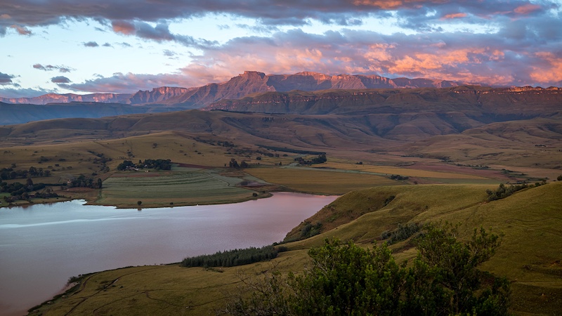 Louis van der Walt - Sasol Highveld Photography Club - Bell Park Dam Purple Sunrise