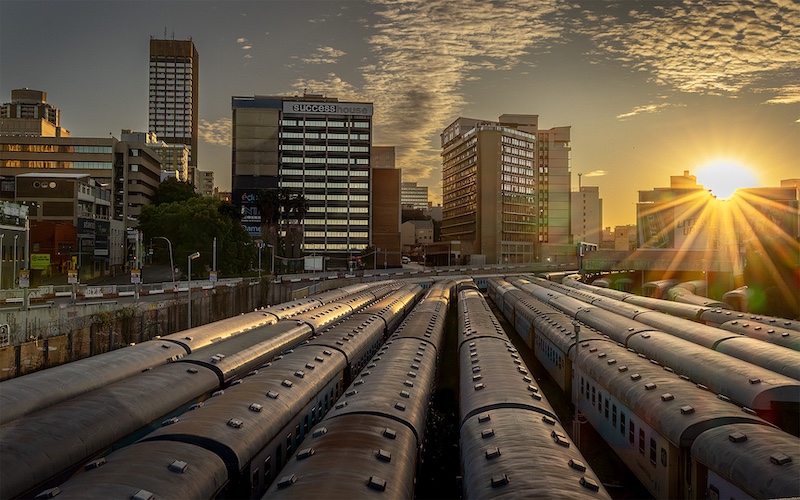 Yafei Yi - Sandton Photographic Society - Sunrise at Railway Station JHB