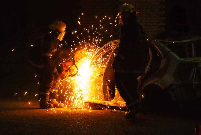Bluff Camera Club - Sean Cameran Gunn - Now The sparks are Flying