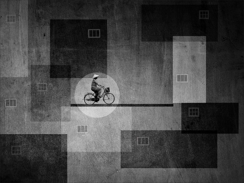 Category Runner Up - Open Monochrome - ACC Club Silver Medal - Driving through the Concrete Jungle - Anton La Grange - Mosselbaai Kameraklub