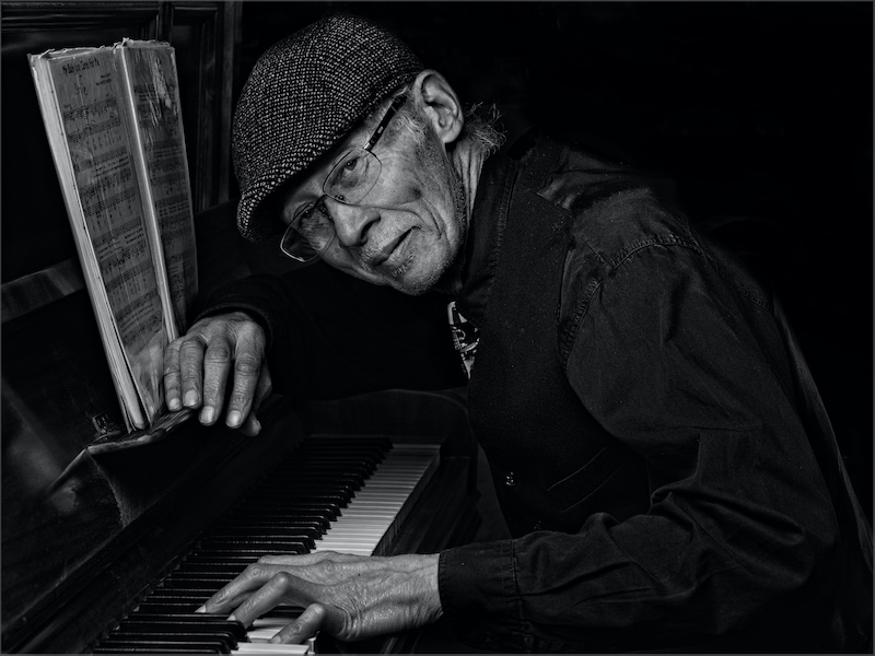 Ballito Silver Medal-Open Monochrome-The Piano Man-John Alexander-Cape Town PS