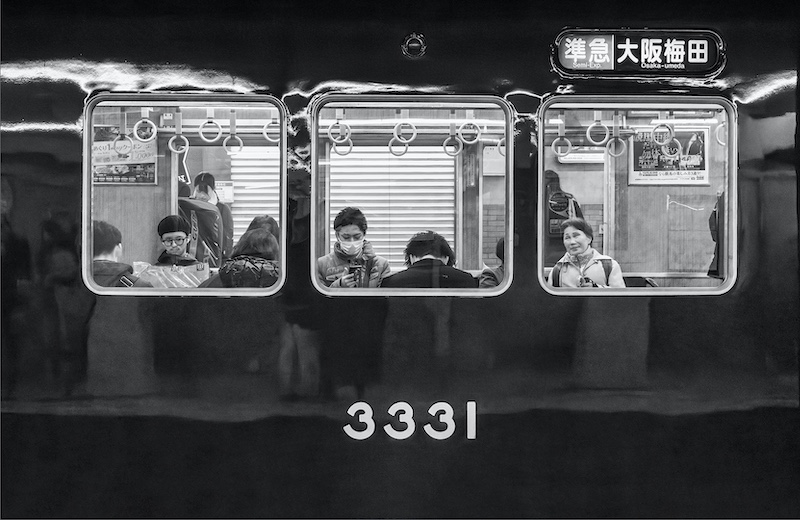 CCC Club Medal - Photo Travel and Street Photography Mono - Reflections in a train - Mia Joubert - Magalies Foto Fun Club