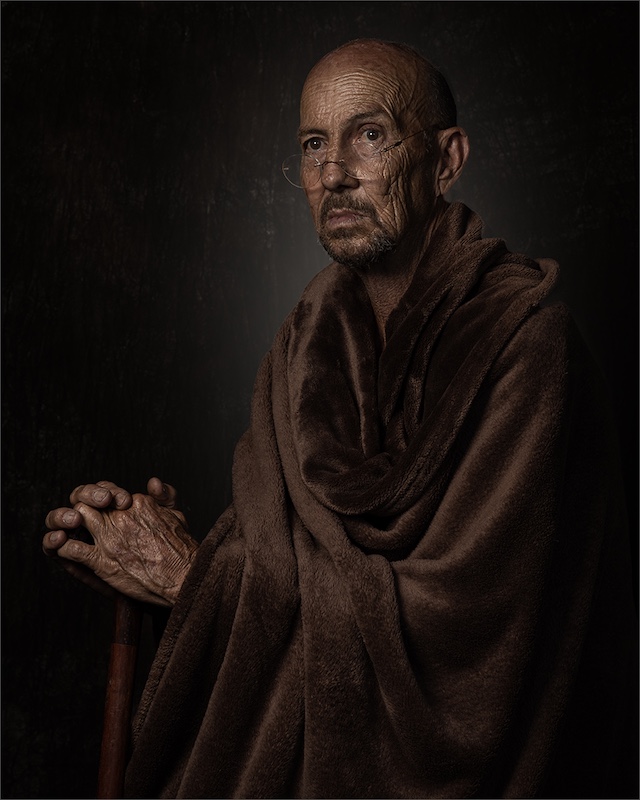 Paarl PC Silver Medal-The Monk 1946-Rodney Cory-Springs Photographic Club