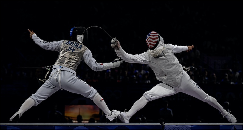 PSSA Silver Medal - Photo Journalism and Sport - Colour - Paris Fencing - Christiaan Kotze - AFO