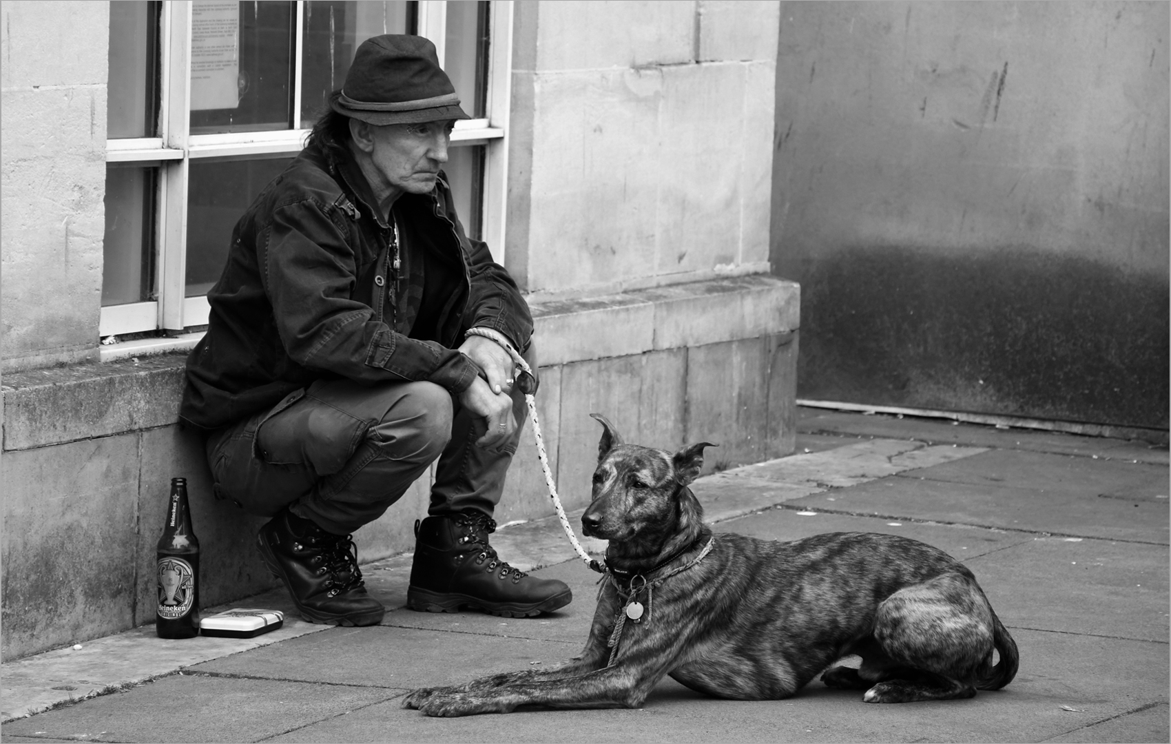 PSSA Bronze Medal-Juniors - Open Monochrome-Its a hard life in black and white-Sharron Penny-National Photographic Club