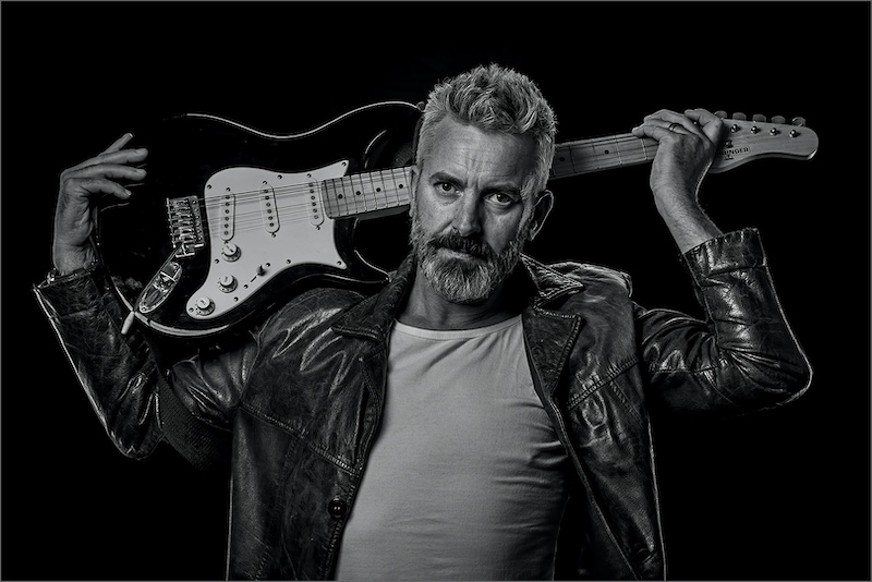 WPS Silver Medal-Portraiture Mono-Rock Star in Mono-Stephen Kangisser-Sandton PS