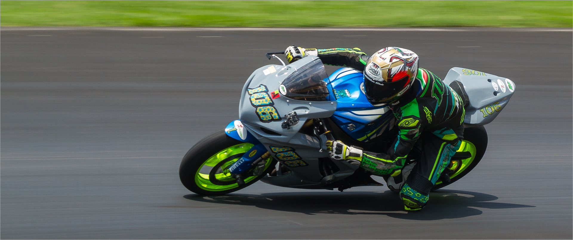 Green Racing Bike Driver by Jeanine du Rand from Centurion CC