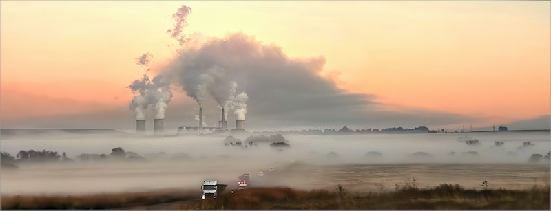 Sussa Pelser - Sasol Highveld Photography Club - Fog And Smoke Over Landscape