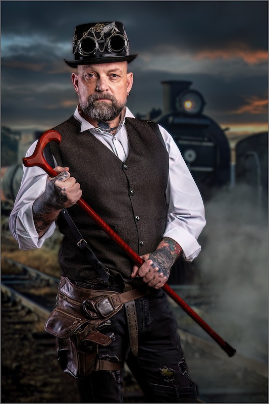 Sandton Photographic Society - Stephen Kangisser - Steam Punk on Track