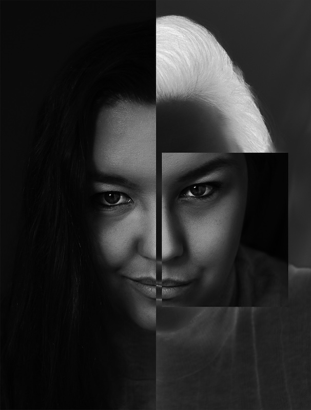 2 PSSA Bronze Medal -  Open Monochrome - MONOCHROME - Negative Self-Image - Deidre Schnetler - Fstop Photographic Society