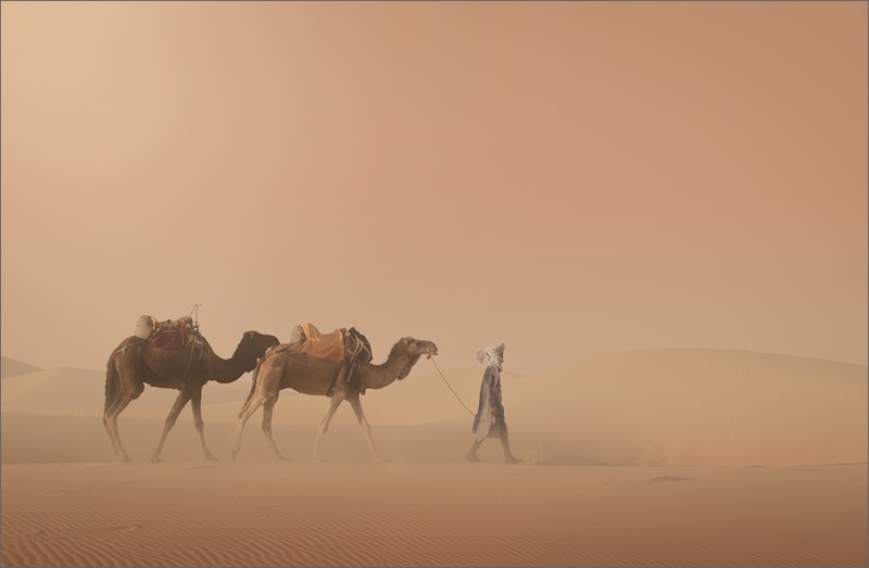 PSSA Bronze Medal - Open Colour - Desert sandstorm - Kazalette Pike - Highway Camera Club