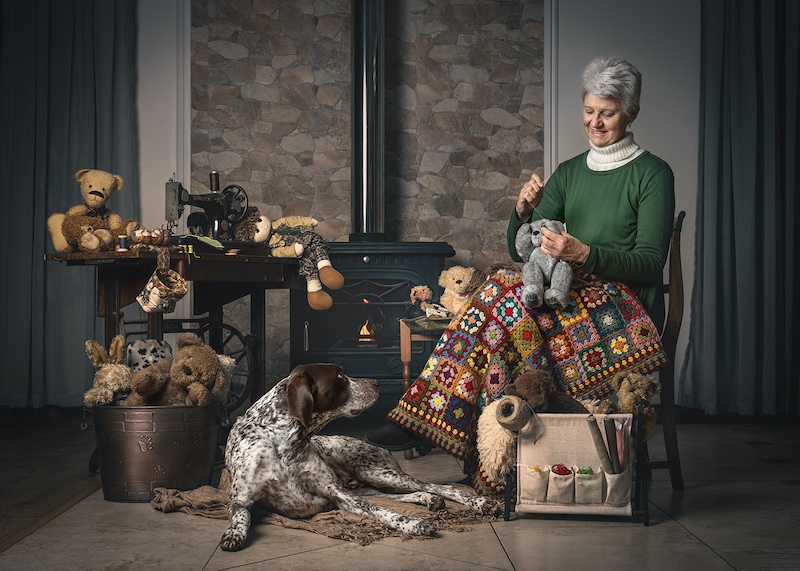 PSSA Bronze Medal-Open Colour-Teddy Time with Grandma-Phiane Oosthuizen - HS Linden