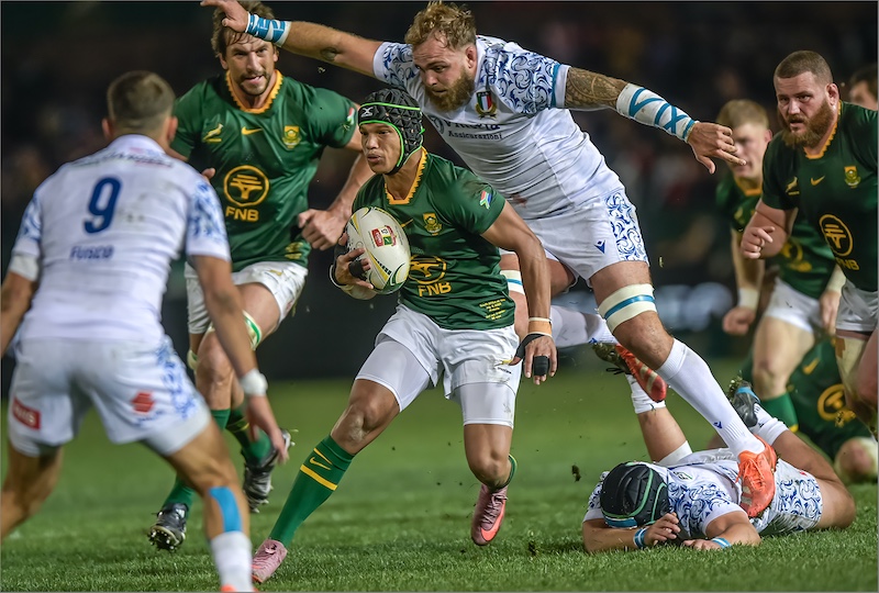 PSSA Silver Medal-Photo Journalism and Sport Colour-Kurt Lee side step-Christiaan Kotze - AFO